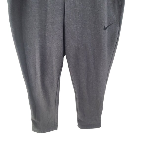 Nike Athletic Sweatpants Elastic Waistband Pull On Men's Size L Gray Workout - Picture 2 of 6